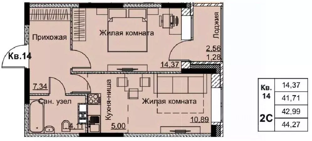 2-к кв. Удмуртия, Ижевск Строитель жилрайон, 6-й мкр, Притяжение жилой ... - Фото 0