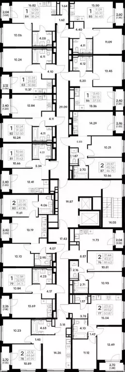 1-к кв. Владимирская область, Владимир GloraX Октябрьский жилой ... - Фото 2