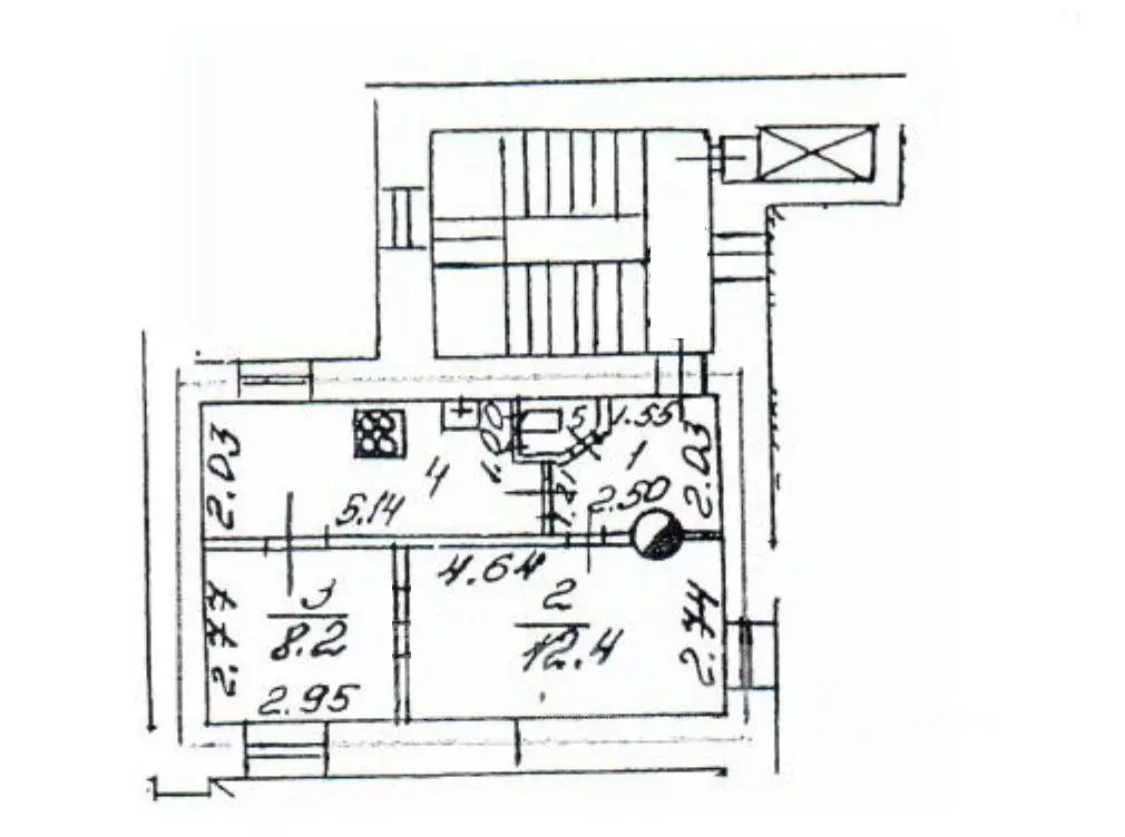 2-к кв. Санкт-Петербург наб. Реки Фонтанки, 85 (36.0 м) - Фото 1