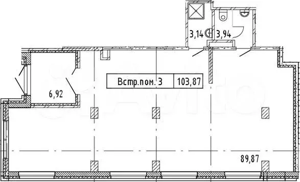 Продам помещение свободного назначения, 103.9 м - Фото 0