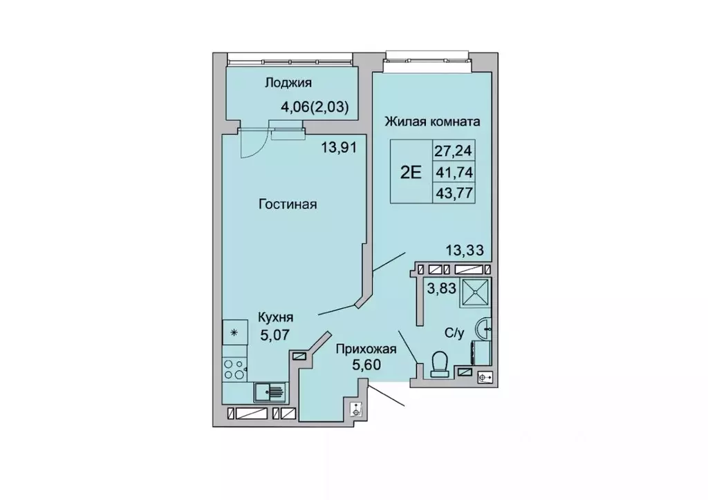 2-к кв. Ростовская область, Батайск ул. Булгакова, 11 (43.77 м) - Фото 0