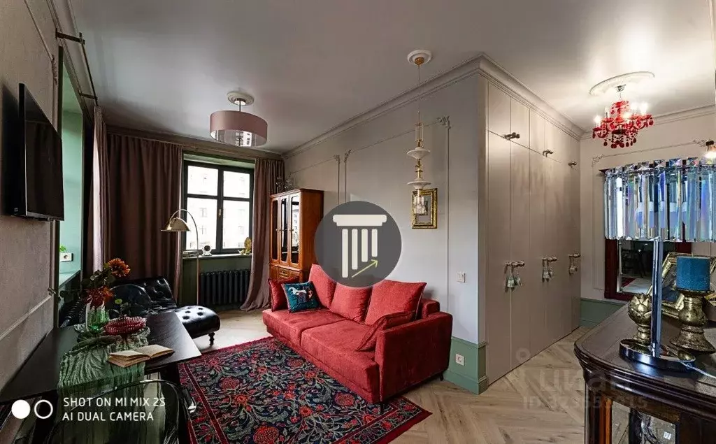 Студия Санкт-Петербург Невский просп., 96 (34.2 м) - Фото 1