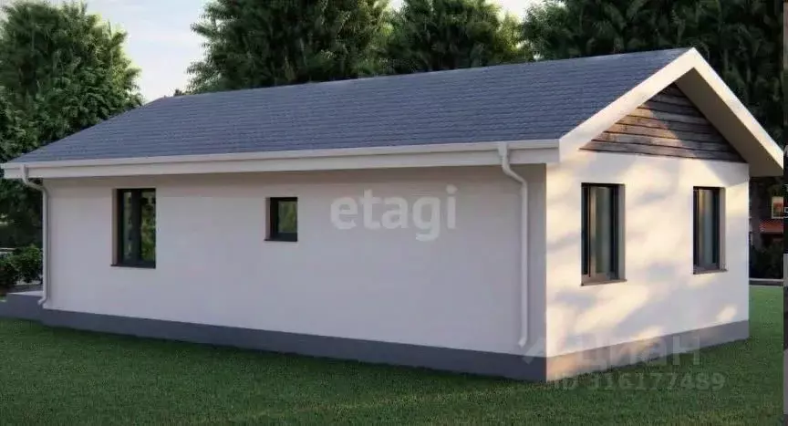 Дом в Пермский край, с. Башкултаево ул. Молодежная, 3 (75 м) - Фото 2