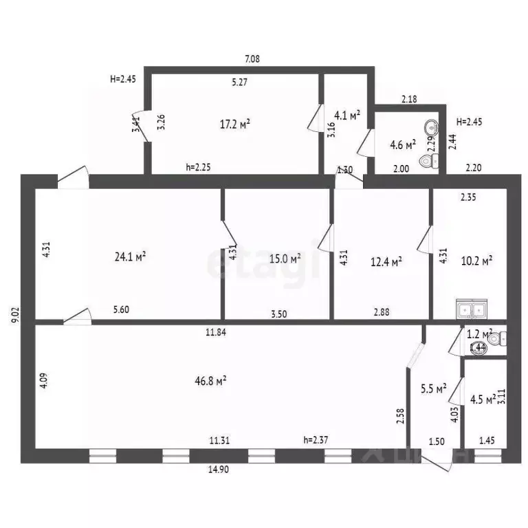 Торговая площадь в Челябинская область, Еманжелинский муниципальный ... - Фото 1