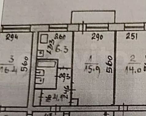 1-к. квартира, 31 м, 3/5 эт. - Фото 0