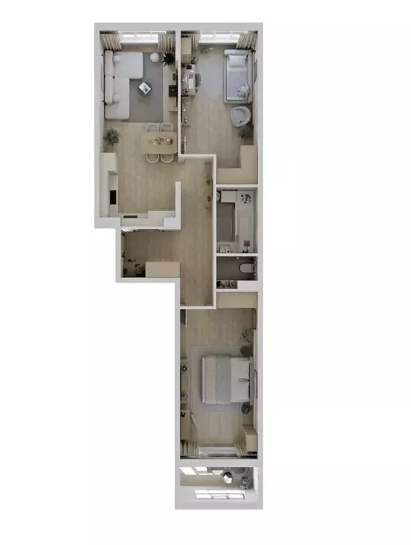 3-к кв. Саха (Якутия), Якутск ул. Чкалова, 39А (65.66 м) - Фото 0