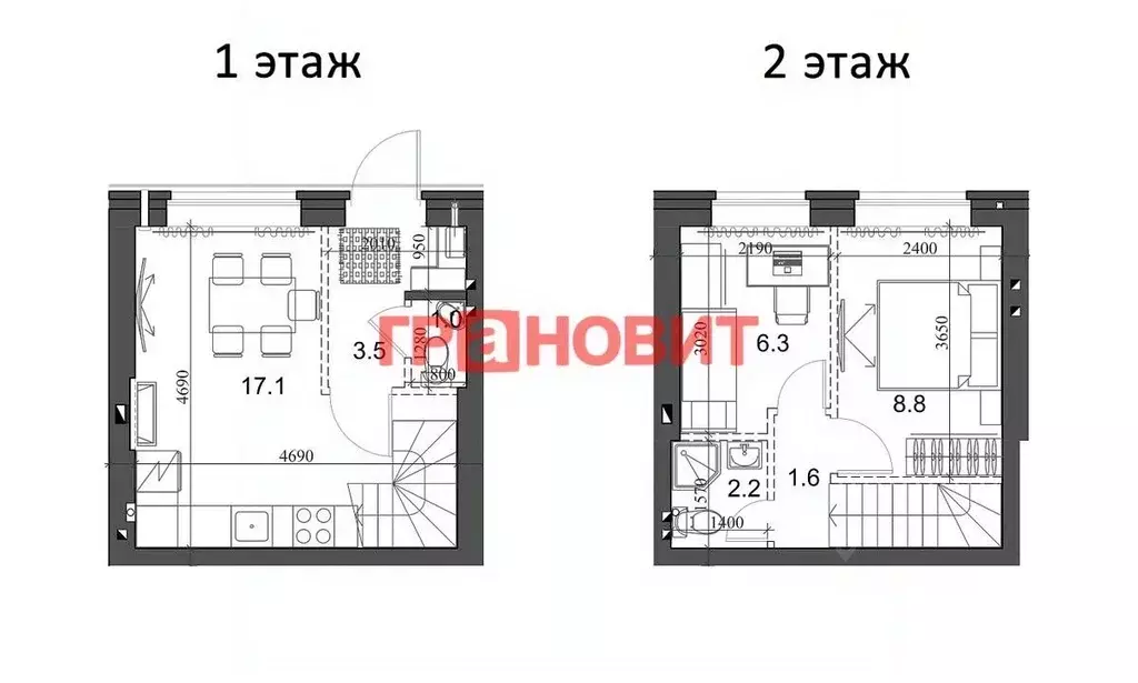 Таунхаус в Новосибирская область, Новосибирский район, Мичуринский ... - Фото 1