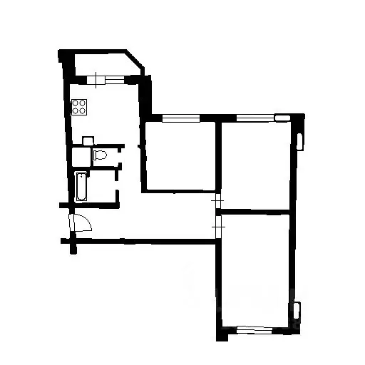3-к кв. Москва Рождественская ул., 27к1 (78.3 м) - Фото 1