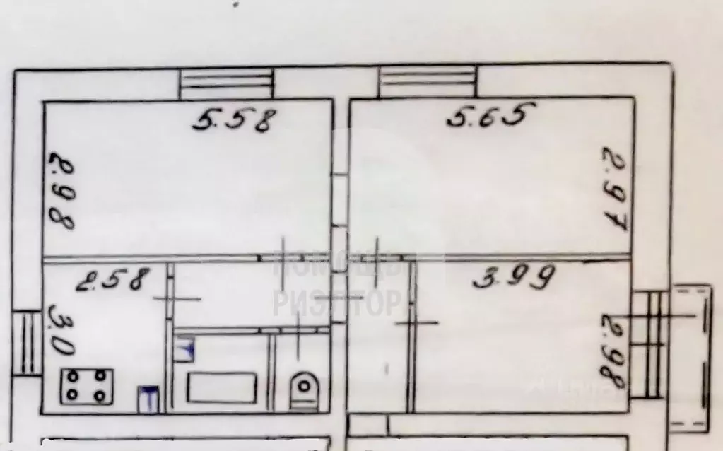 3-к кв. Челябинская область, Челябинск Российская ул., 47А (65.0 м) - Фото 1