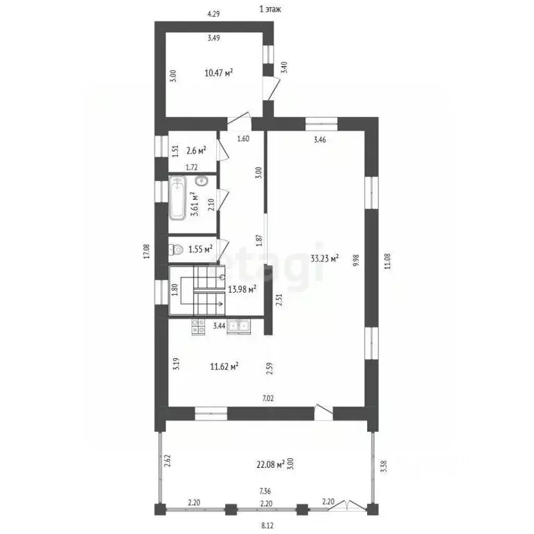 Дом в Мордовия, Саранск ул. 2-я Набережная, 56 (140 м) - Фото 1