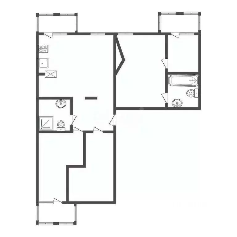 4-к кв. Иркутская область, Иркутск Академическая ул., 28/6 (106.8 м) - Фото 1