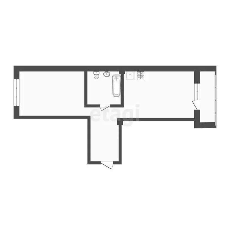 1-комнатная квартира: Иркутск, Верхняя набережная, 167/9 (44.6 м) - Фото 0