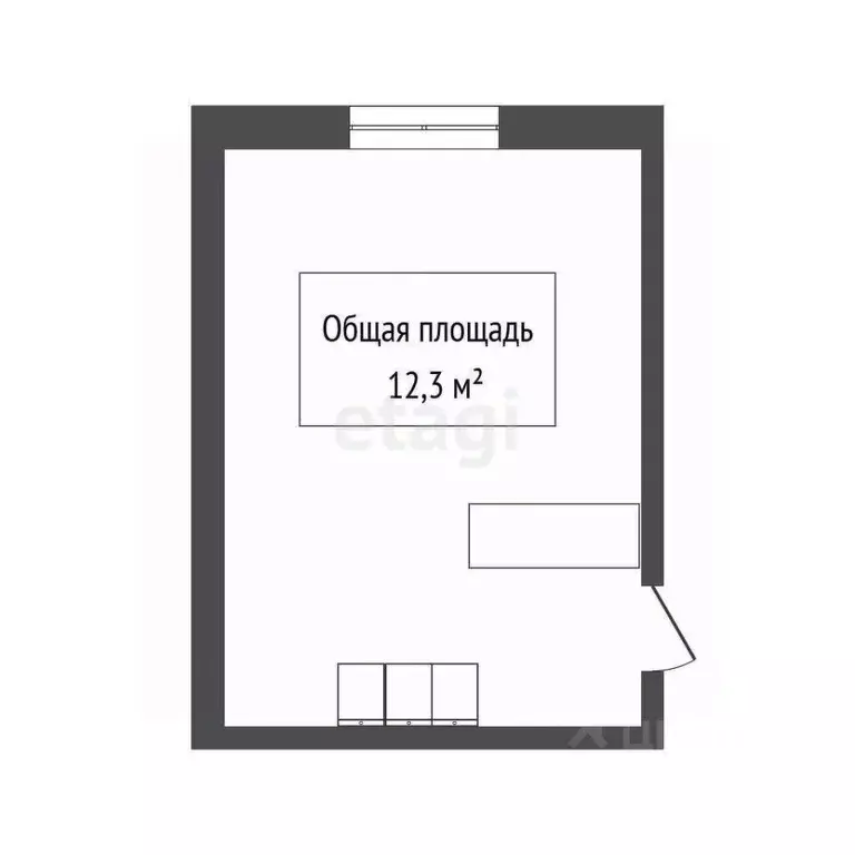 Комната Томская область, Томск Киевская ул., 88 (12.3 м) - Фото 1