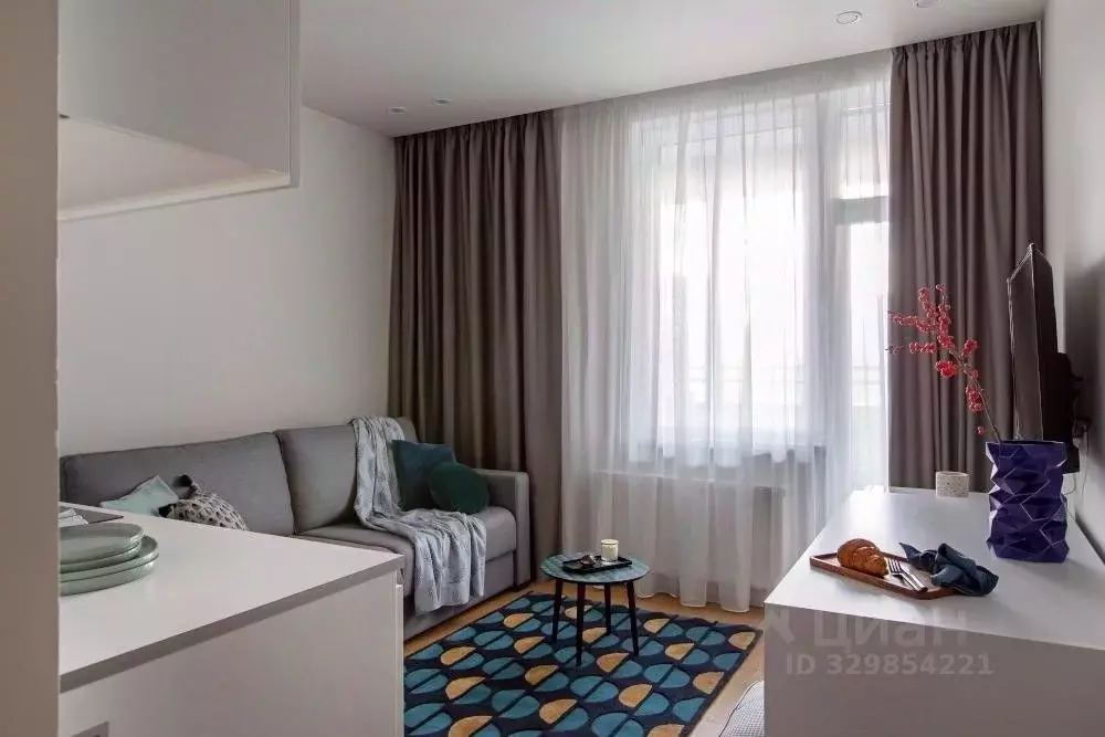 Студия Москва ул. Берзарина, 30 (21.0 м) - Фото 0