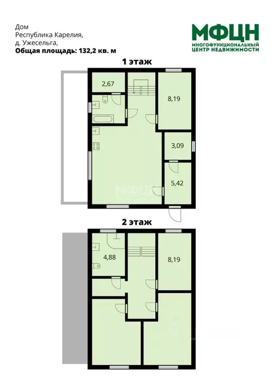 Дом в Карелия, Прионежский район, Деревянское с/пос, д. Ужесельга пер. ... - Фото 2