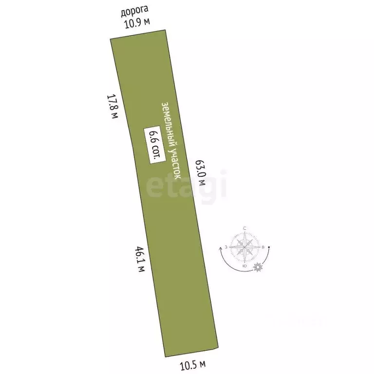Участок в Ростовская область, Батайск ул. Максима Горького (6.59 сот.) - Фото 2