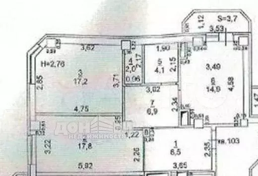 2-к. квартира, 71,4 м, 14/14 эт. - Фото 0