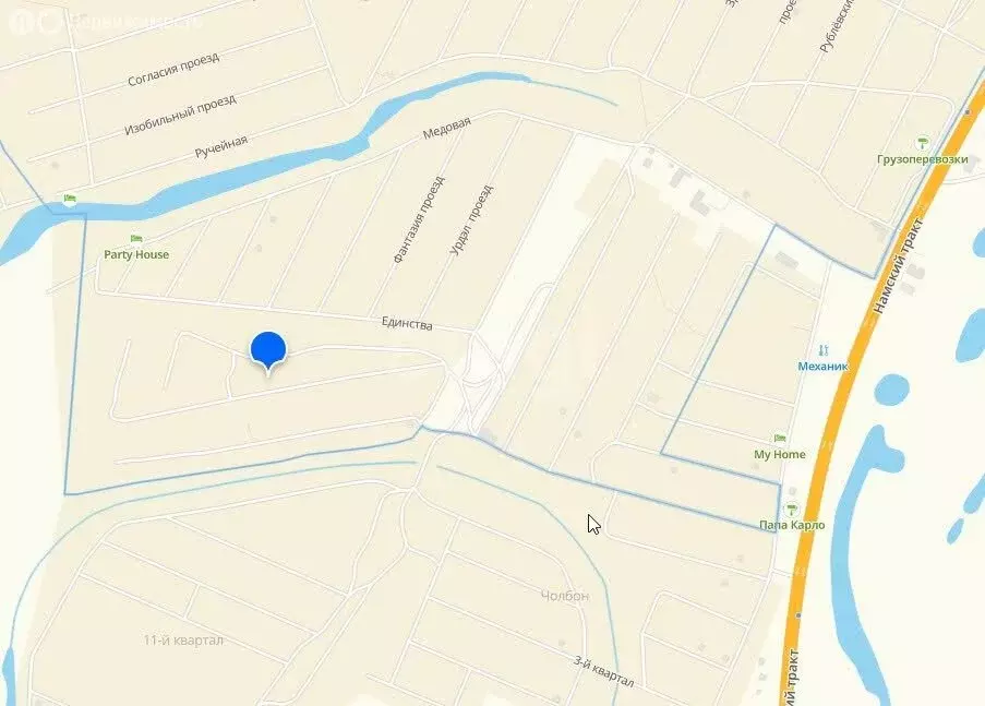 Участок в Якутск, квартал Сатал (8.67 м) - Фото 1