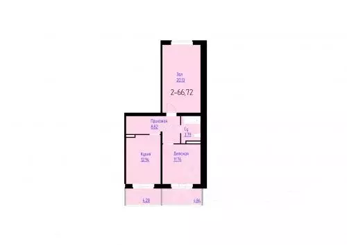 2-к кв. Дагестан, Махачкала ул. Техническая, 6/2 (66.0 м) - Фото 0