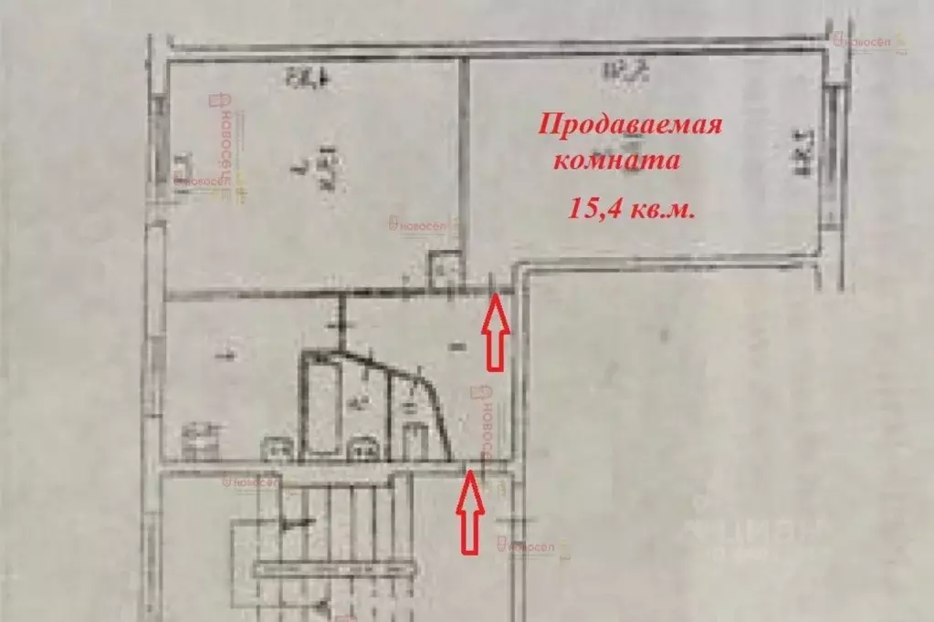 Комната Свердловская область, Первоуральск просп. Космонавтов, 9 (15.4 ... - Фото 2