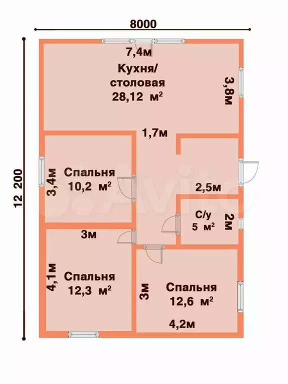 Дом 96 м на участке 7,6 сот. - Фото 0