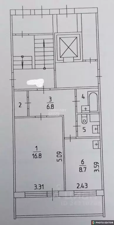 1-к кв. Пермский край, Пермь Автозаводская ул., 4 (41.9 м) - Фото 2