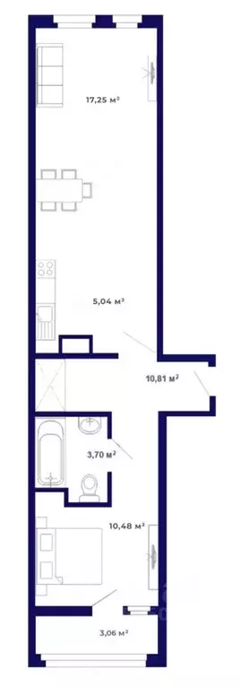 2-к кв. Иркутская область, Иркутский муниципальный округ, Маркова рп, ... - Фото 1
