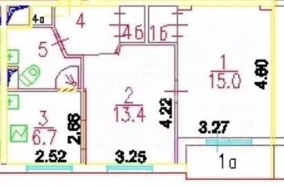 2-к кв. Москва Фруктовая ул., 9А (48.0 м) - Фото 1