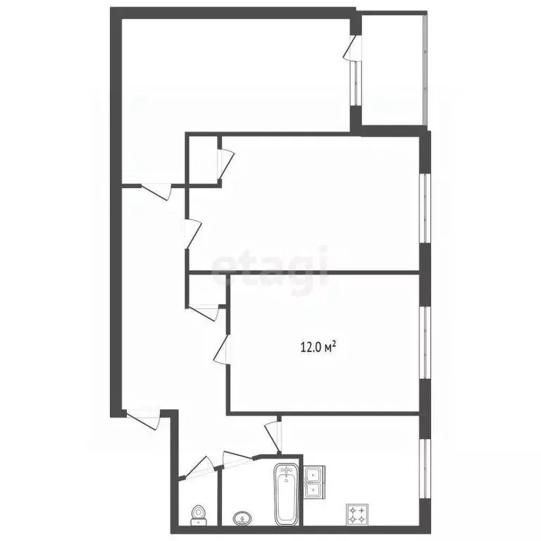 Комната Санкт-Петербург Софийская ул., 20К3 (11.0 м) - Фото 1