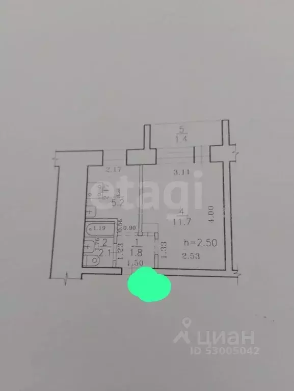 1-к кв. Забайкальский край, Чита ул. Шевченко, 21 (20.8 м) - Фото 1