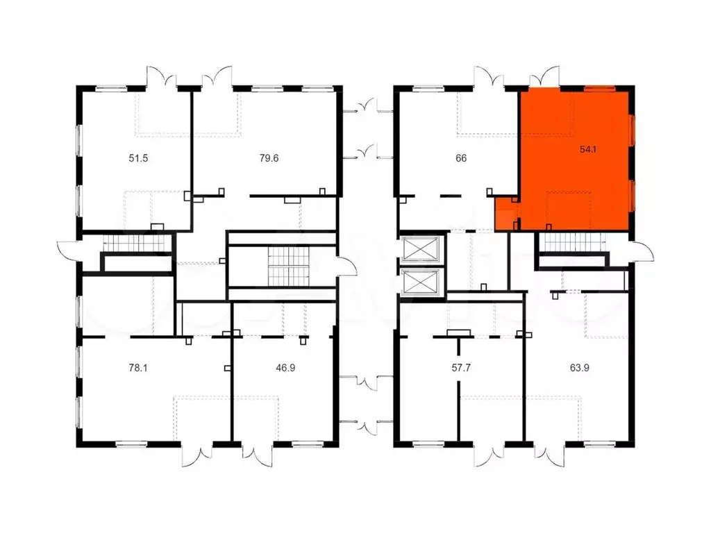 Продам помещение свободного назначения, 54.1 м - Фото 1