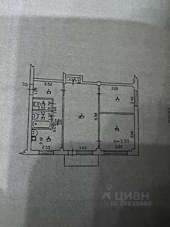 3-к кв. Алтайский край, Бийск Социалистическая ул., 78 (48.6 м) - Фото 1