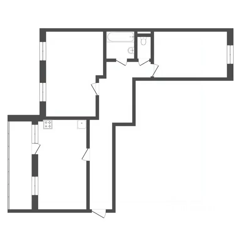2-к кв. Тюменская область, Тюмень Широтная ул., 156/1 (74.9 м) - Фото 2