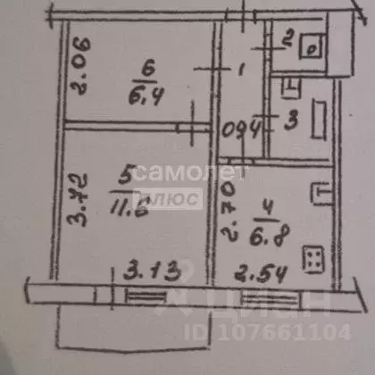 1-к кв. Липецкая область, Липецк Осенний проезд, 2А (31.2 м) - Фото 2