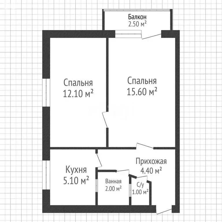 2-комнатная квартира: Краснодар, микрорайон Центральный, улица Братьев ... - Фото 1
