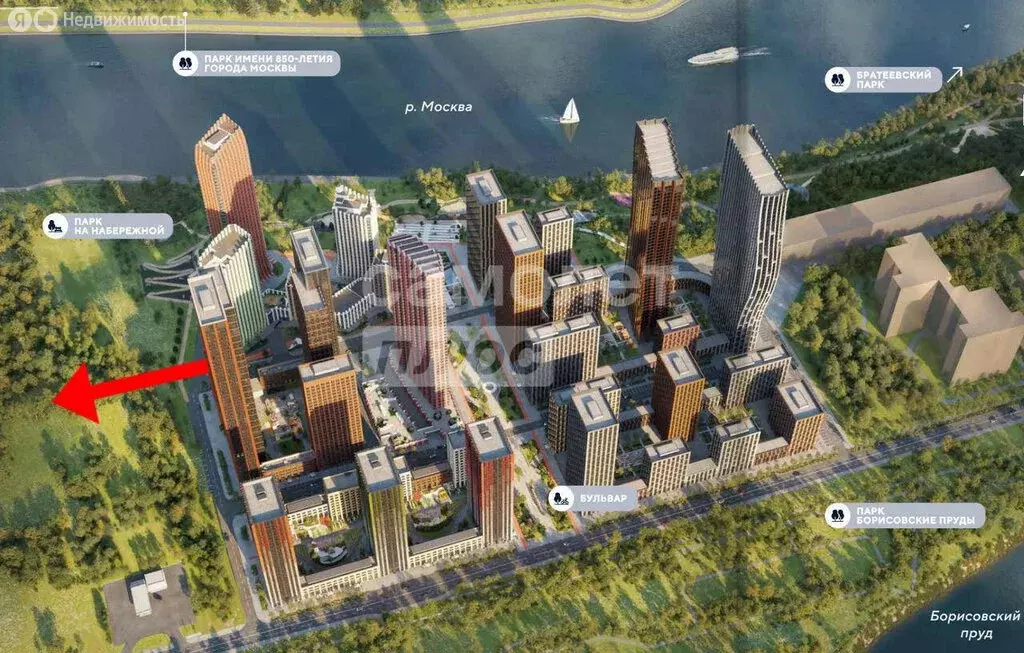 Квартира-студия: Москва, улица Борисовские Пруды, 1Ас12 (25.4 м) - Фото 2