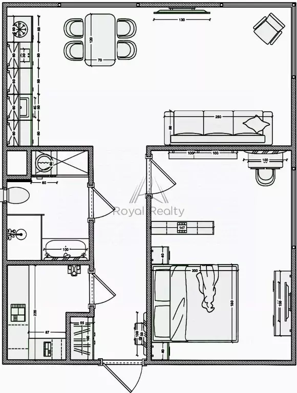 1-к кв. Санкт-Петербург Петровский просп., 9к2 (54.0 м) - Фото 1