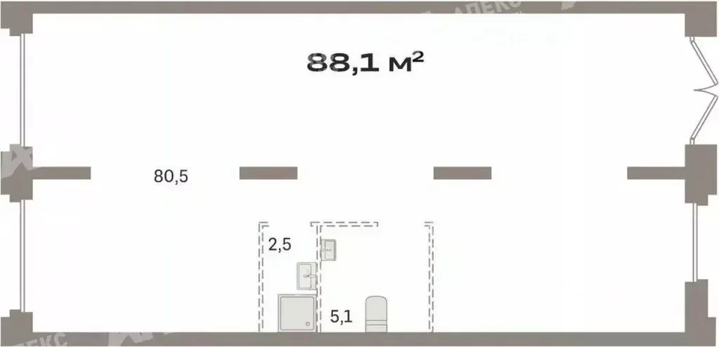 Помещение свободного назначения в Москва Тагильская ул., 6 (88 м) - Фото 2