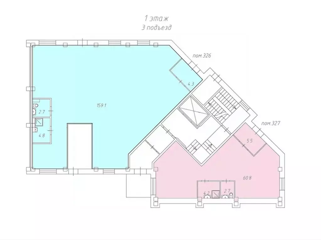 Помещение свободного назначения в Красноярский край, Красноярск ... - Фото 2