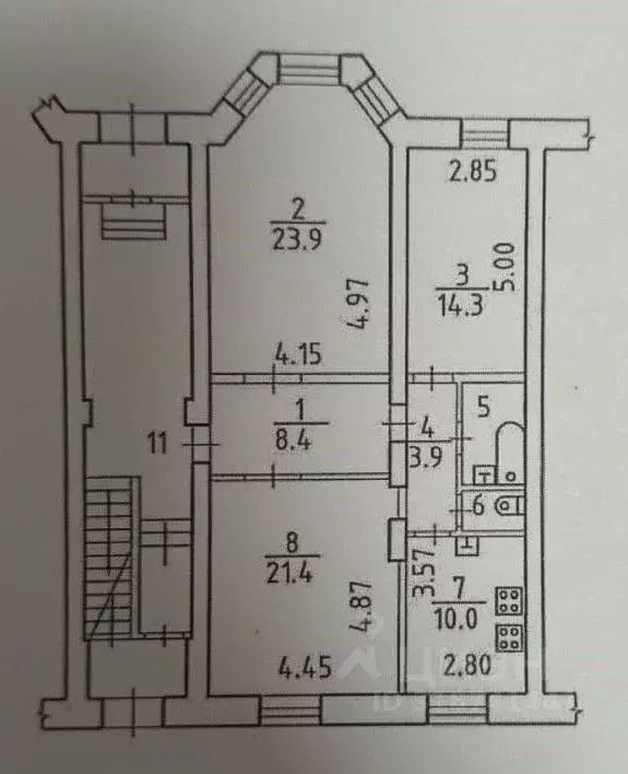 Комната Новосибирская область, Новосибирск Учительская ул., 1 (21.4 м) - Фото 0