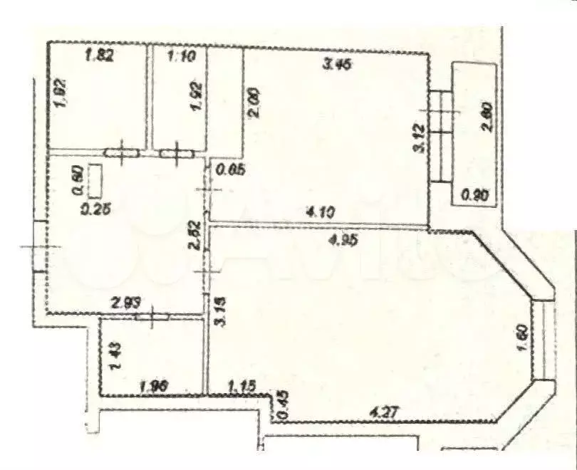1-к. квартира, 51,1 м, 4/9 эт. - Фото 0