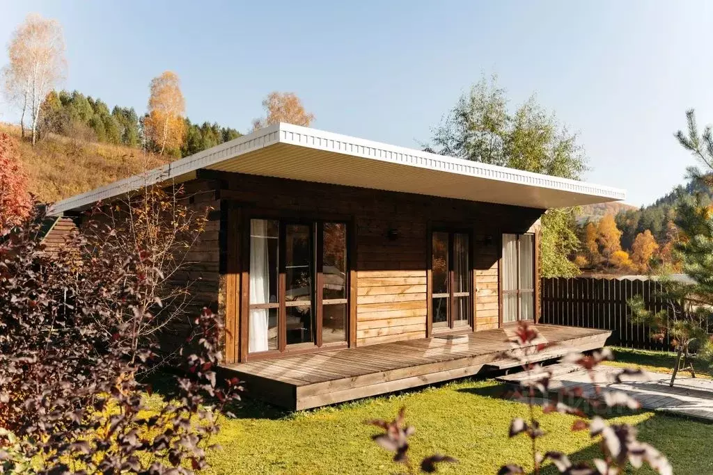 Дом в Алтай, Чемальский район, Урочище Каратурук тер.  (80 м) - Фото 1