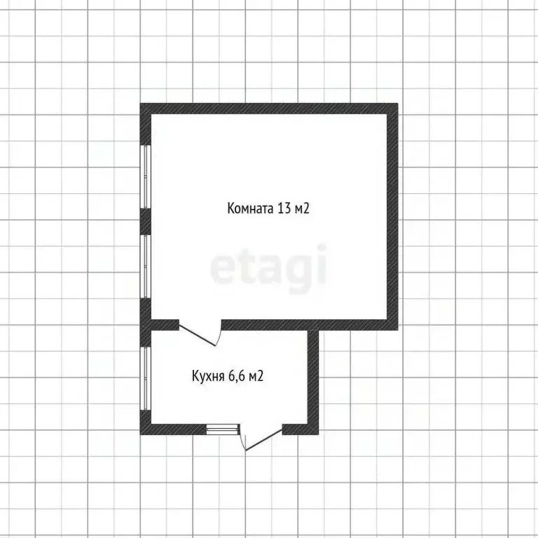 1-к кв. Адыгея, Майкоп ул. Герцена, 42 (19.0 м) - Фото 2