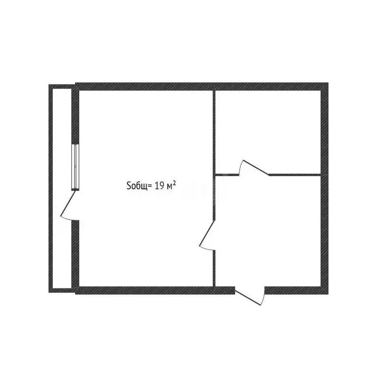 Квартира-студия: Новосибирск, улица Твардовского, 22/6 (19 м) - Фото 1