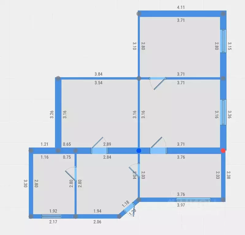 Дом в Крым, Симферополь ул. Футболистов, 100 (80 м) - Фото 2