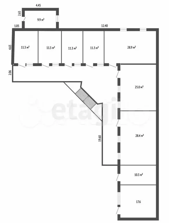 Продам офисное помещение, 165.5 м - Фото 1