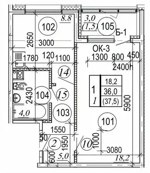 1-к кв. Камчатский край, Елизовский муниципальный округ, пос. ... - Фото 1