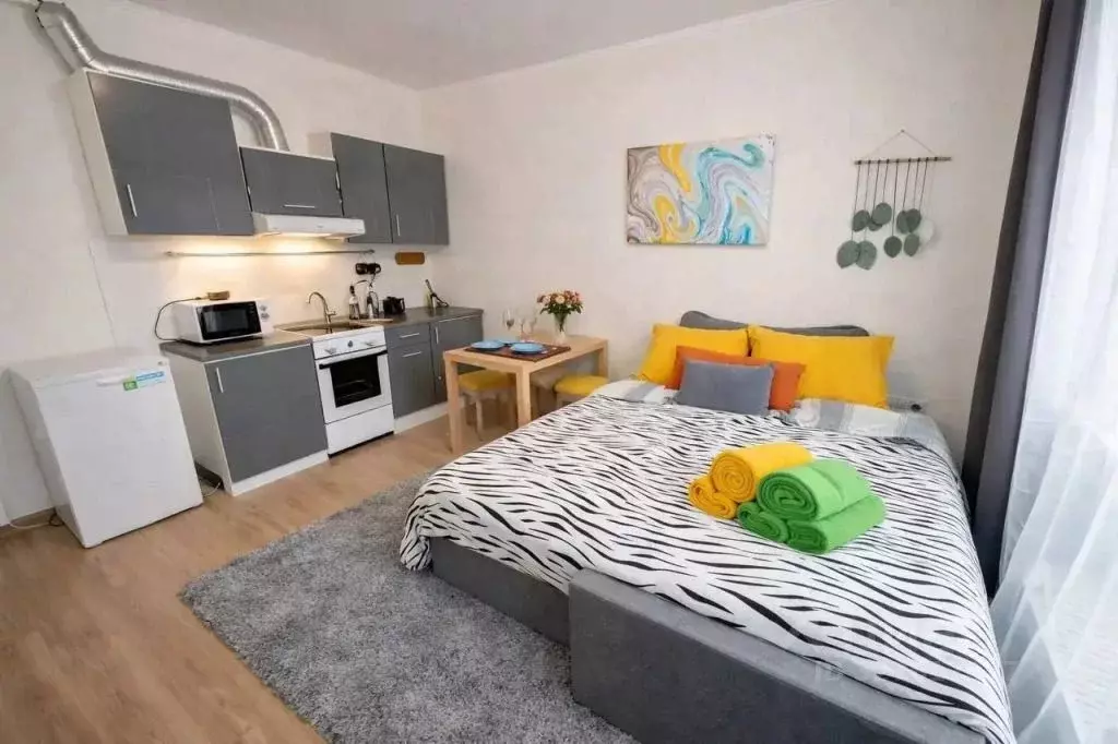 1-к кв. Московская область, Домодедово Южный мкр, ул. Курыжова, 32 ... - Фото 2