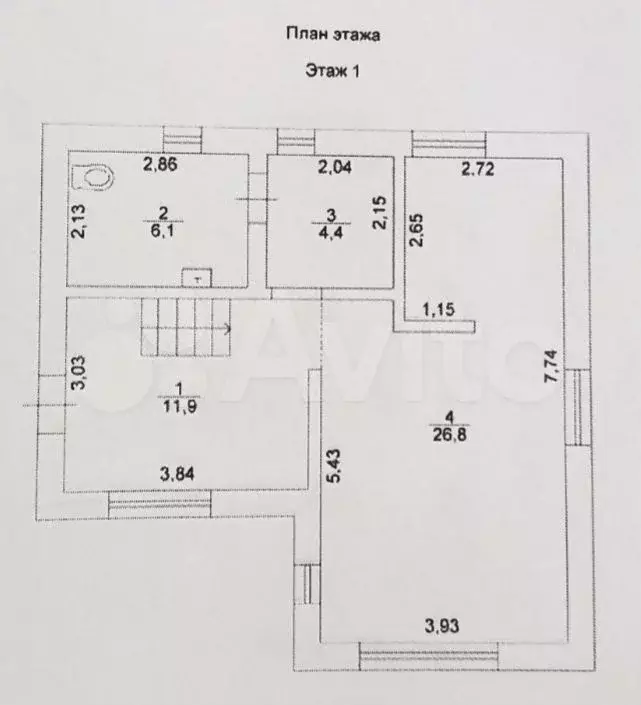 Дом 76,3 м на участке 8 сот. - Фото 1