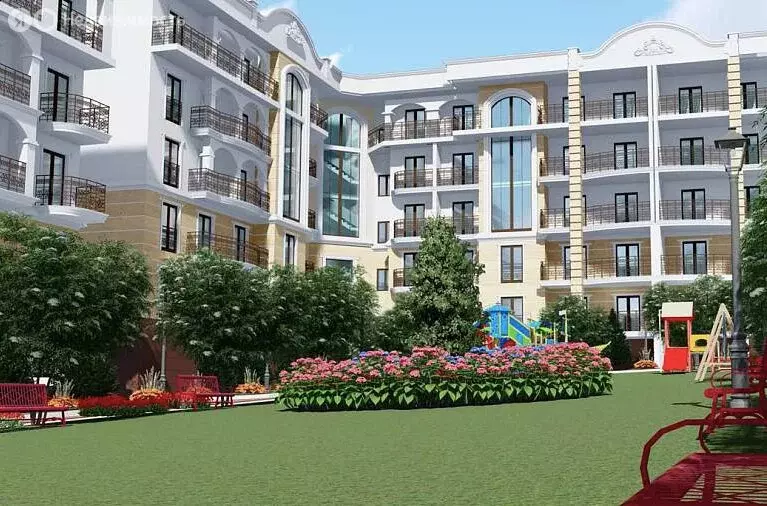 Квартира-студия: село Мысхако, Счастливый переулок, 26 (40 м) - Фото 1